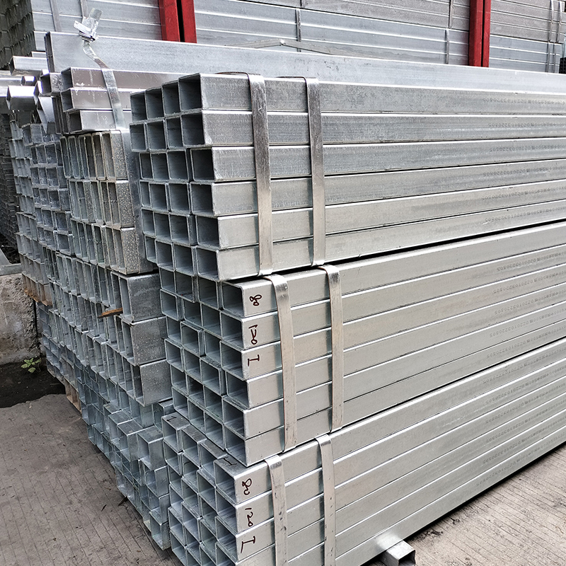 Galvanized square tubes on sale