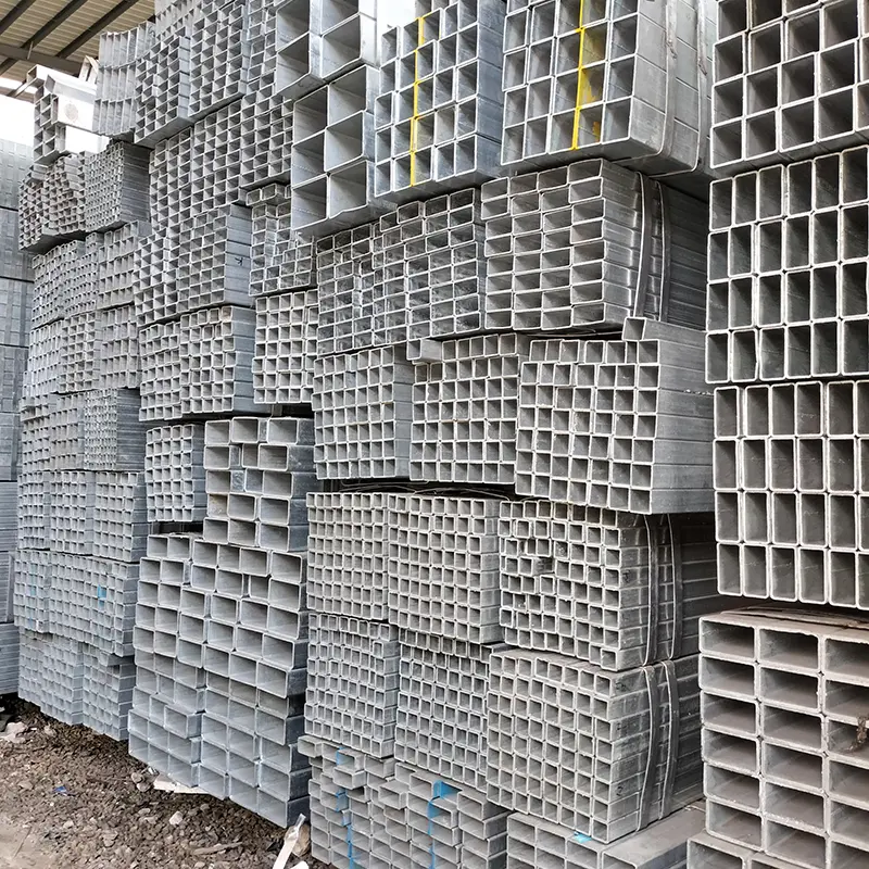 Galvanized square tubes on sale